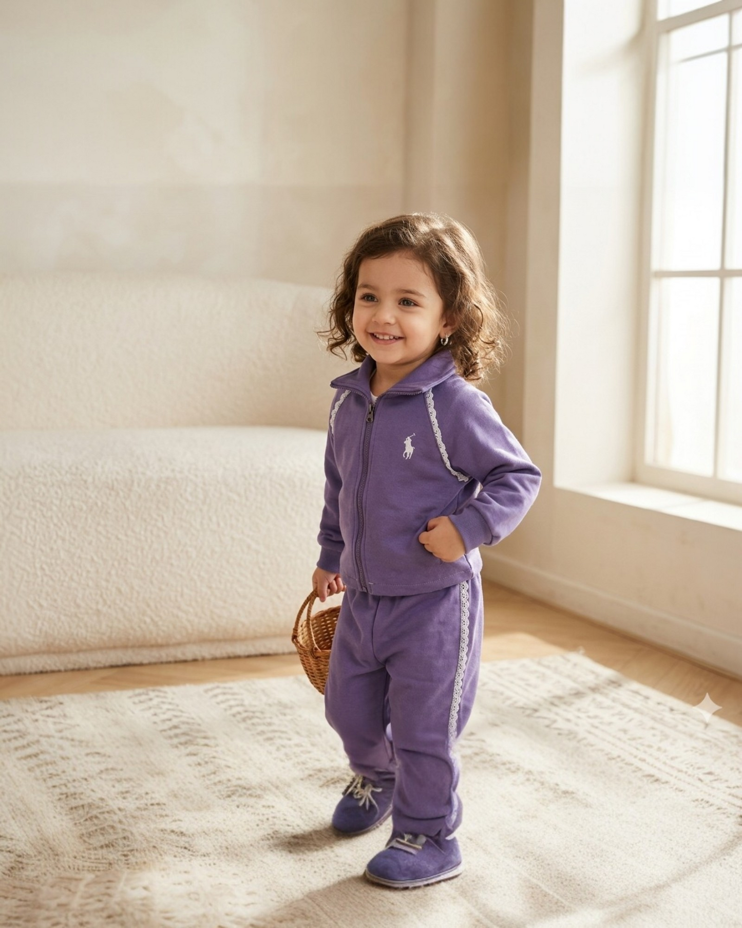 Lavender Lace cord set