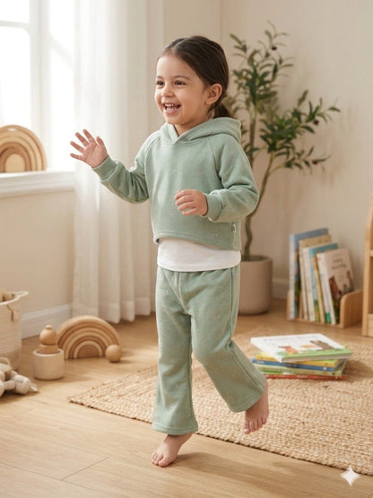 Sage Green 3 Piece Sparkle Cord Set