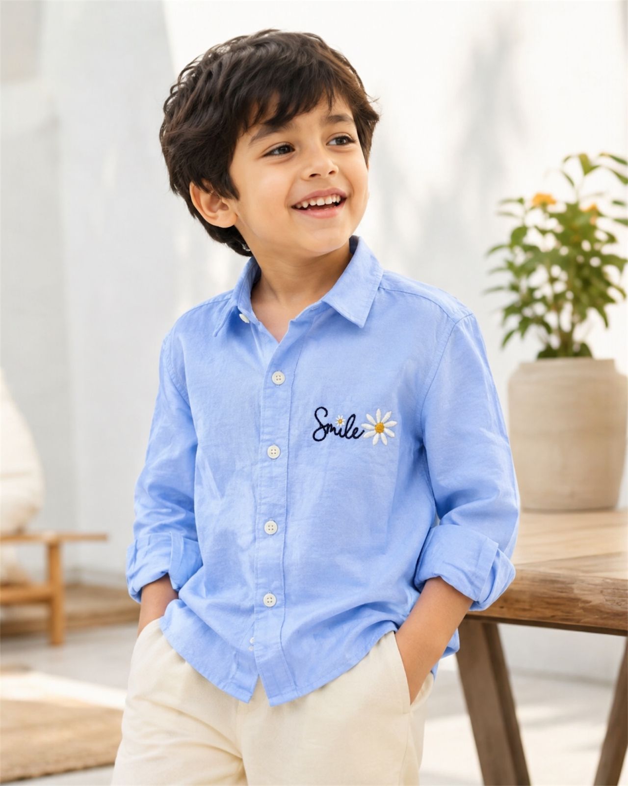Sky Bloom Premium Shirt for Boys