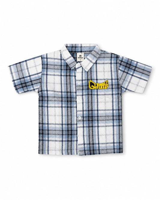 Urban Check Racer Shirt for Boys