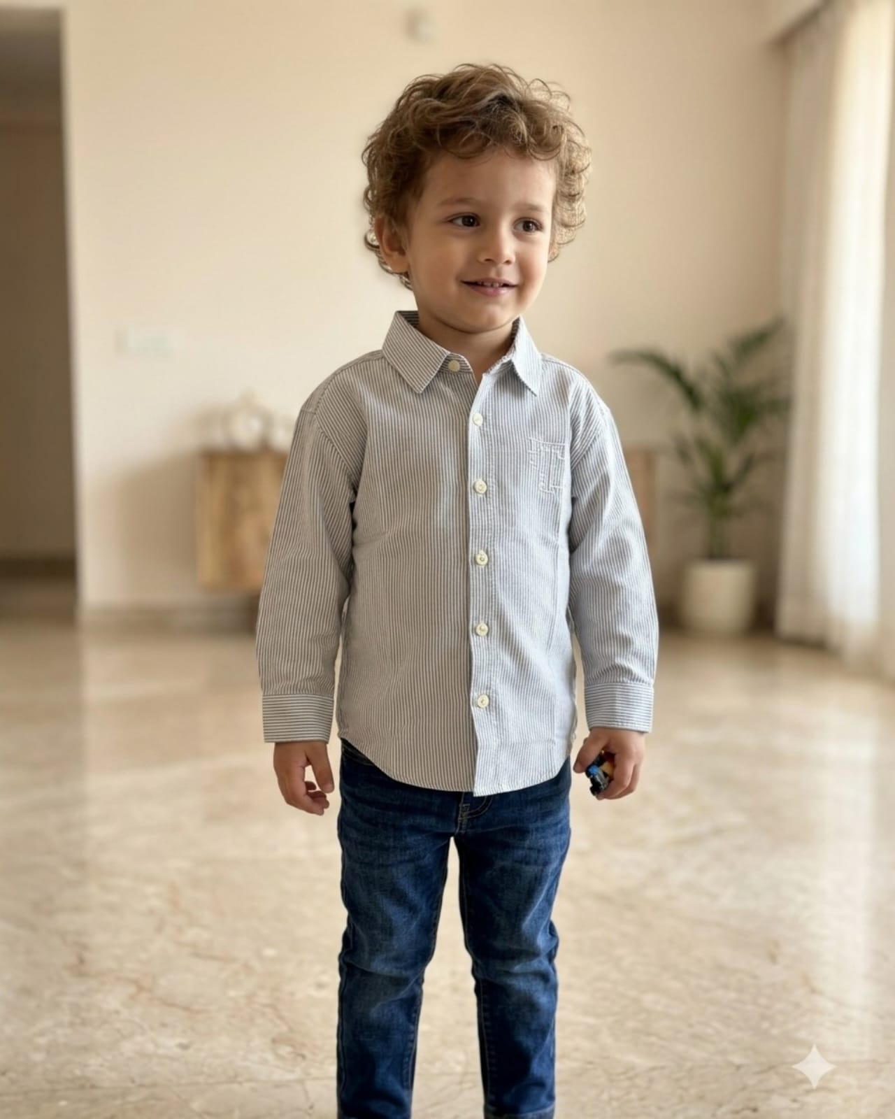 Classic Pinstripe Shirt for boys