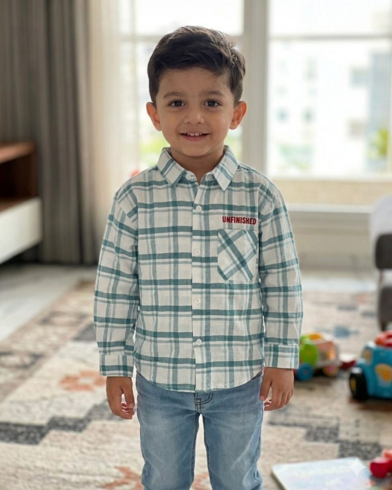 Checkered Casual Shirt for Boys