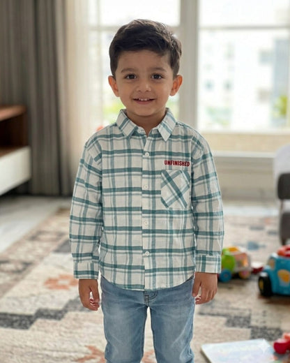 Checkered Casual Shirt for Boys